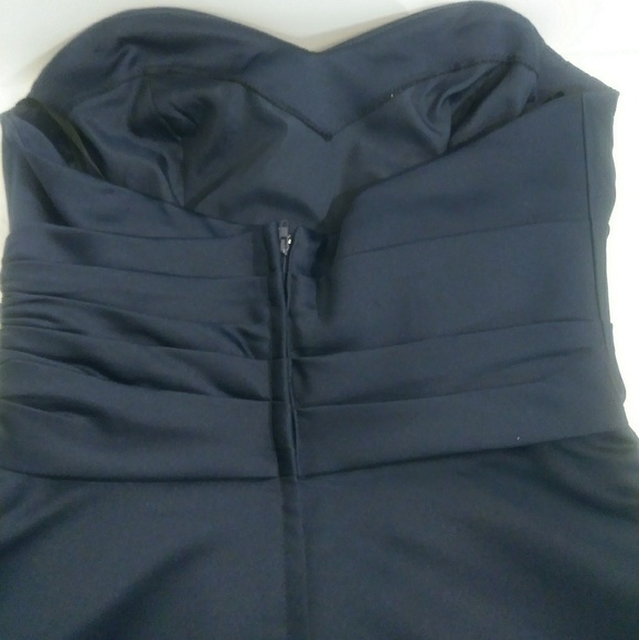 Beautiful Navy Sweetheart Bridesmaids Dress - Picture 4 of 8